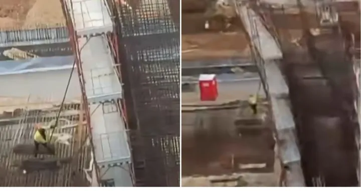 Radnik je uspio pobjeći/Screenshot/Almir Sarenkapa