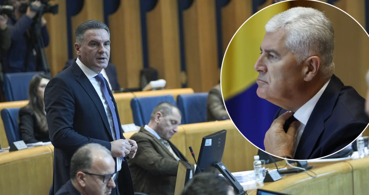 Sarajevo, BiH - 29. januar 2026:Sjednica Doma naroda Parlamentarne skup&Aring;&iexcl;tine BiH (Sam&Auml;&plusmn;r Jordamov&Auml;&plusmn;c - Anadolu Agency)/