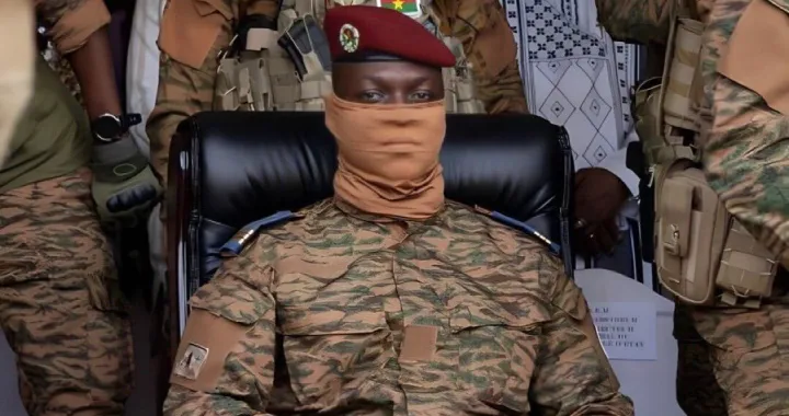 Prijelazni predsjednik Burkine Faso Ibrahim Traore/Screenshot 