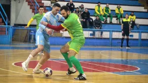 Stefan Spasić i Marijo AladžićFC Akademac - KMF Loznica Grad/Foto: 