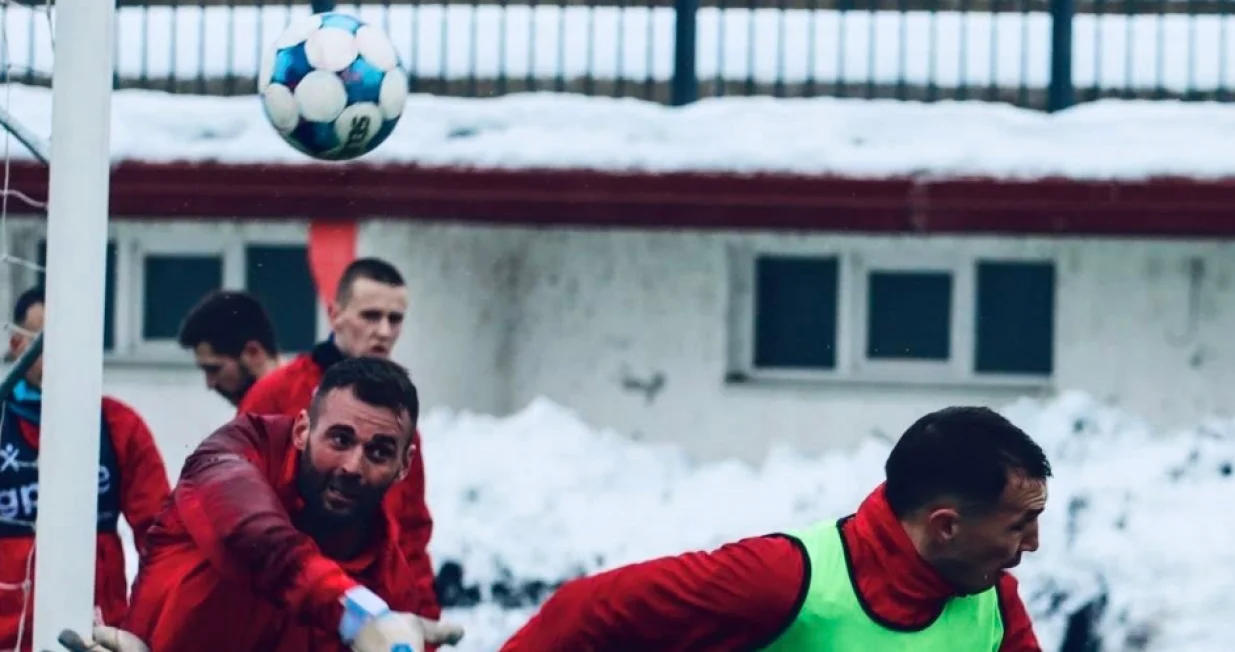 FK Sloga trening/Foto: 