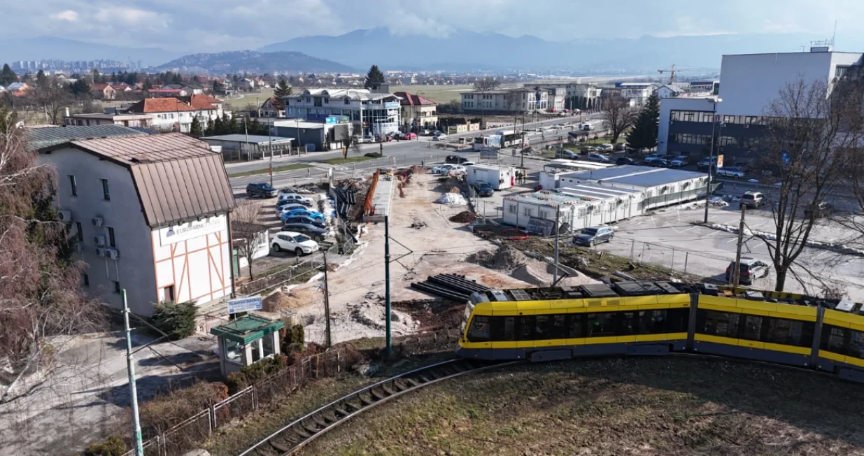 tramvaj, ilidža, radovi, pruga, saobraćaj/