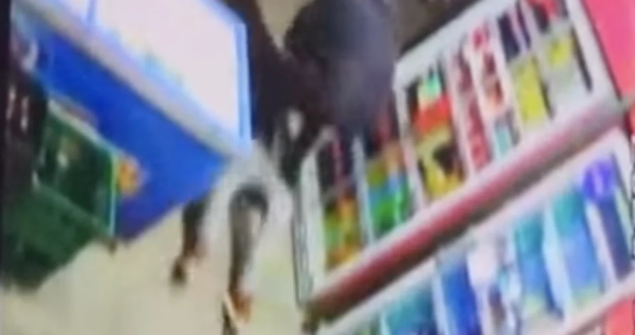 Snimak sukoba sa razbojnikom/Ni&scaron; Tv