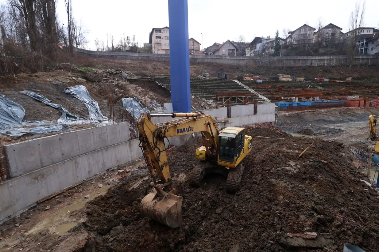 Rekonstrukcija južne tribine/Foto: 