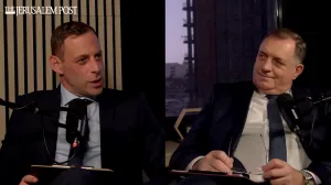 milorad dodik, intervju, jerusalem post, izrael/Screenshot