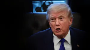 U.S. President Donald Trump speaks on the day he announced the creation of a critical mineral reserve, in the Oval Office at the White House, February 2, 2026. REUTERS/Evelyn Hockstein/Evelyn Hockstein