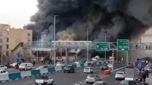 Požar u Teheranu/Screenshot X