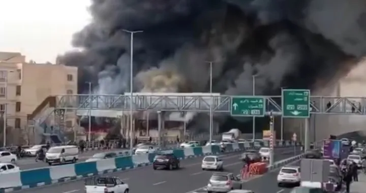 Požar u Teheranu/Screenshot X