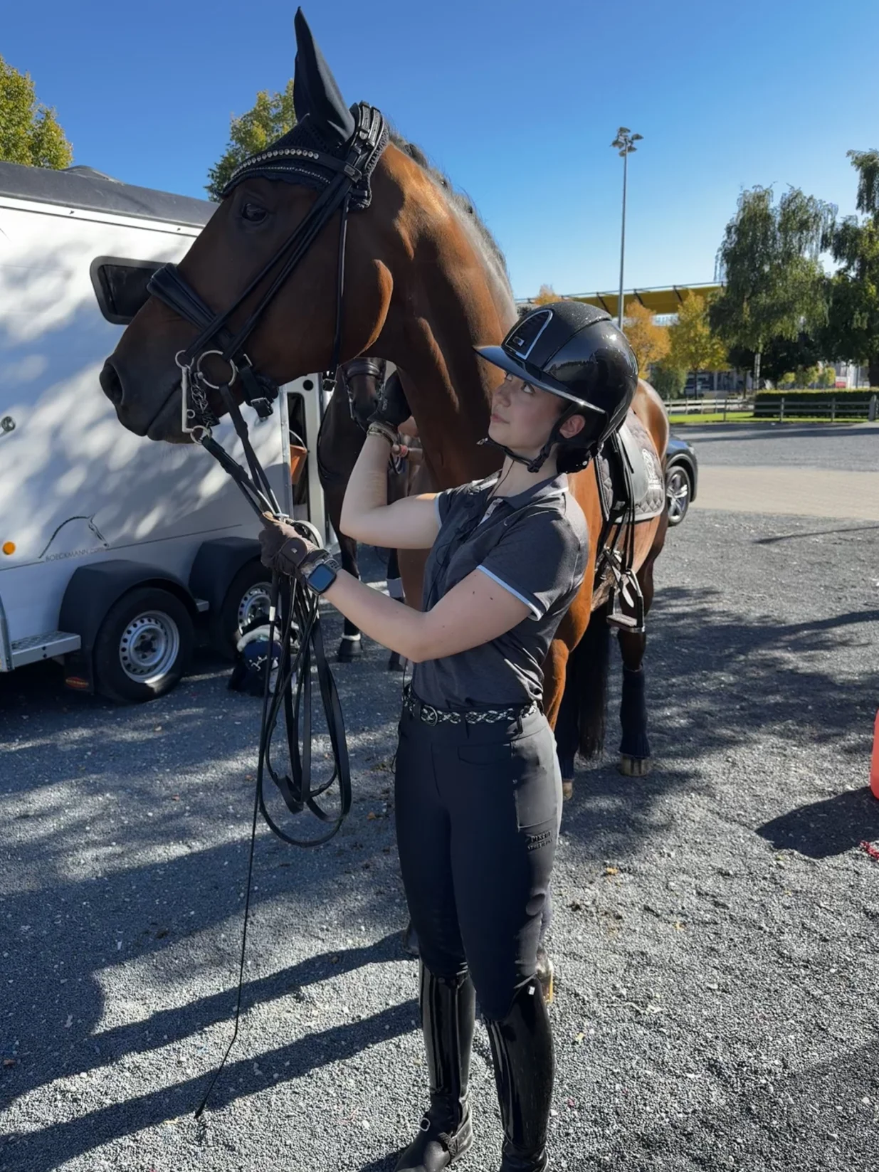 Ema Emina Nefić, mlada dresurna jahačica/