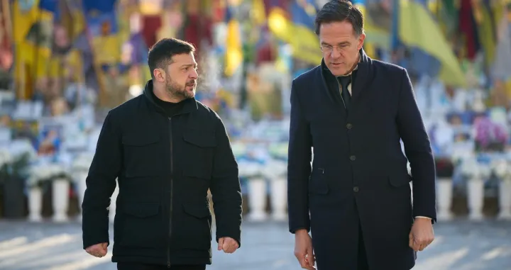 Rutte je stigao u iznenadnu posjetu Kijevu, a ugostio ga je predsjednik Zelenski/Screenshot