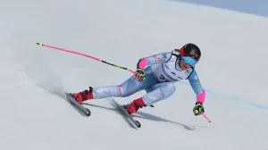 Alpine Skiing - FIS Alpine Ski World Cup - Women's Super G - Crans-Montana, Switzerland - January 31, 2026 Bosnia and Herzegovina's Elvedina Muzaferija in action during her run REUTERS/Denis Balibouse/Foto: Denis Balibouse