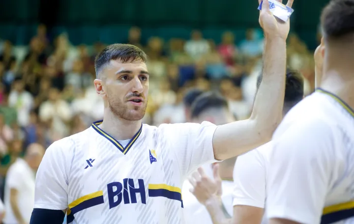BiH vs Belgija: Aleksandar Lazić/Foto: Damir Deljo