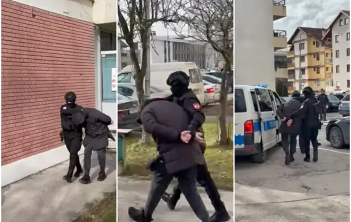 Privođenje osumnjičenog/Printscreen/Facebook//