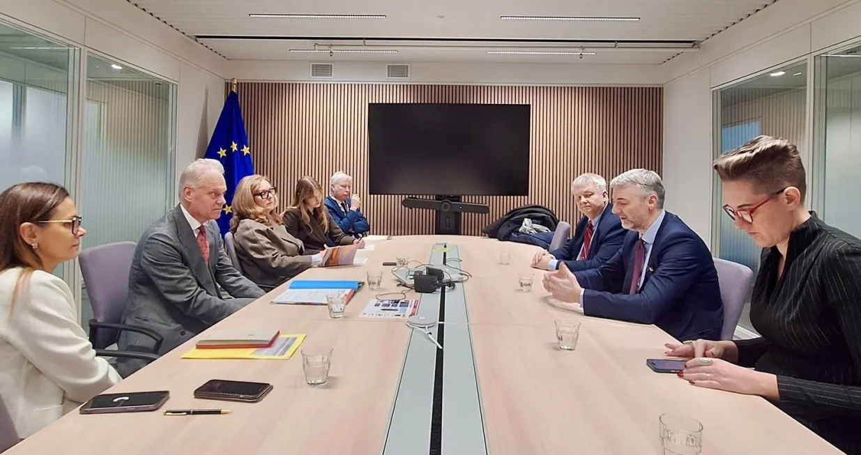 Edin Forto, Bruxelles, sastanak, EU zvaničnici/