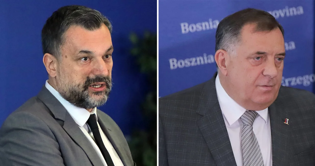 Konaković i Dodik/Oslobođenje/