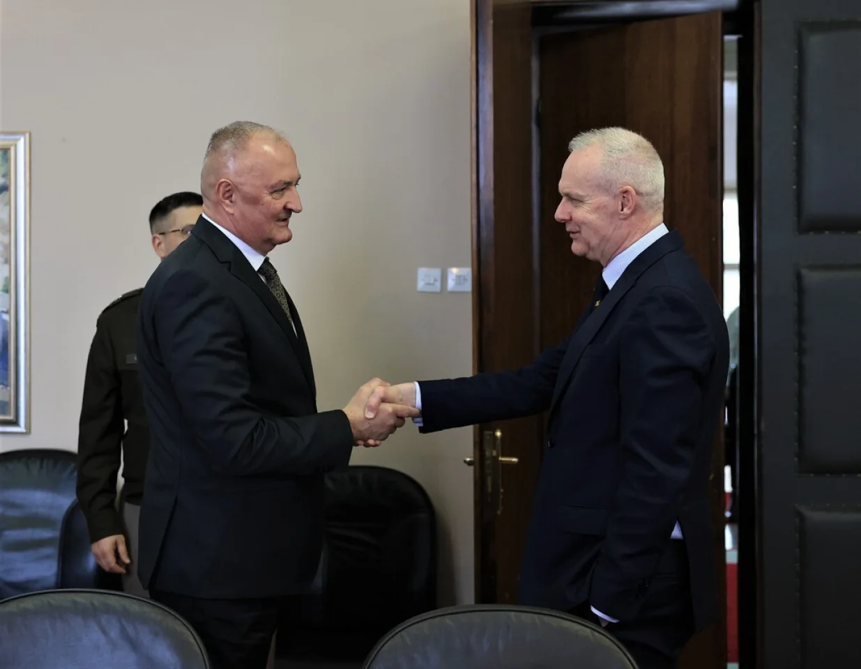 Zukan Helez ugostio Borisa Rugea, sastanku prisustvovali i Slaven Galić i Aleksandar Goganović//