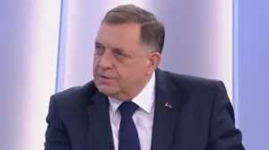 Milorad Dodik, lider SNSD-a, gostovanje na RTRS-u/Prtsc