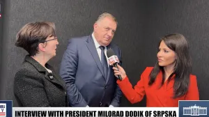 Intervju Milorada Dodika za LindellTV tokom posjete SAD-u/Screenshot