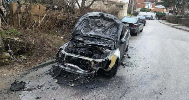 Gorica, zapaljen automobil, Passat CC, paljevina/Nedim Fetahović