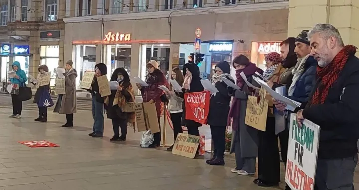 Gaza, Sarajevo, protest, čitanje imena ubijenih, most između dvije tragedije, Vječna vatra, Spomenik ubijenoj djeci Sarajeva/