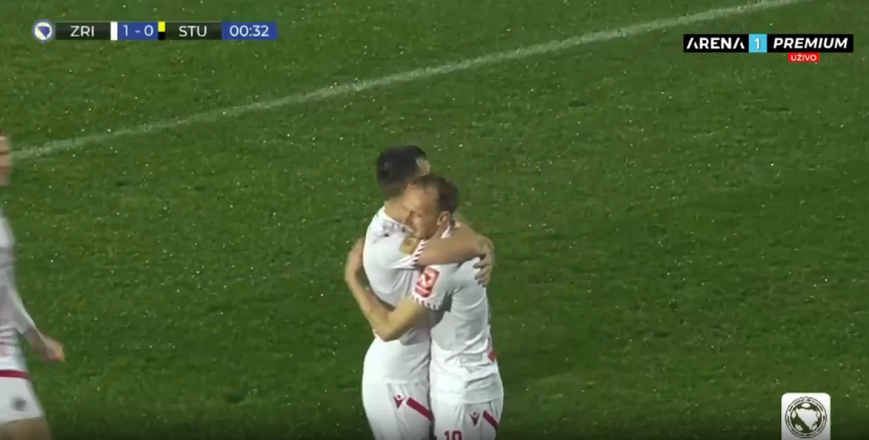 Gol Zrinsjkog za 1:0/Foto: 