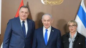 milorad dodik, benjamin netanyahu, ana trišić-babić/Screenshot