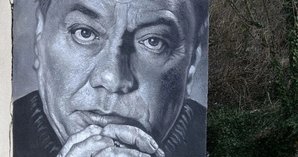 Mural posvećen Halidu Be&scaron;liću/