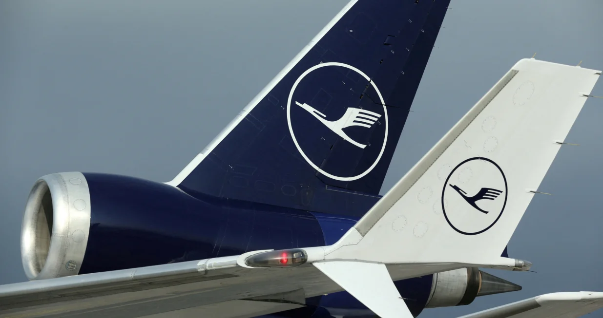 FILE PHOTO: A Lufthansa McDonnell Douglas MD-11 cargo aircraft is pictured at Frankfurt airport, Germany, November 27, 2020. REUTERS/Ralph Orlowski/File Photo/Ralph Orlowski