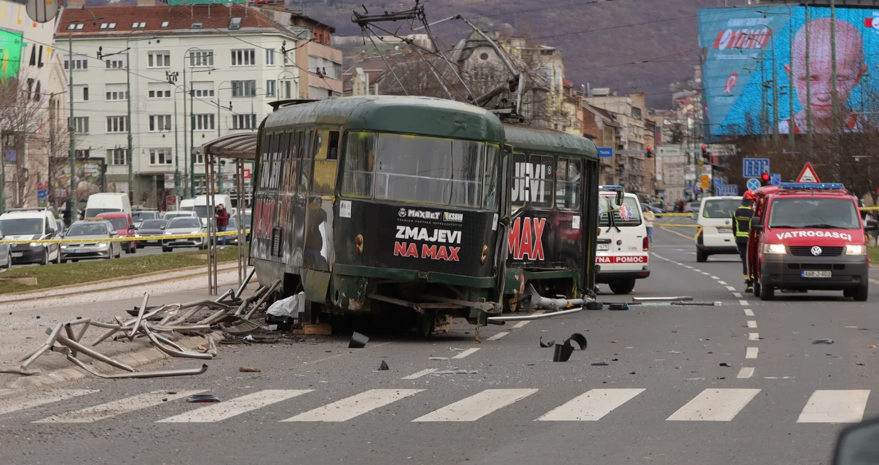 Te&scaron;ka tramvajska nesreća kod Zemaljskog muzeja./Senad Gubelić