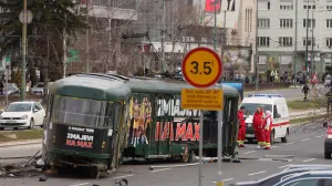 Teška tramvajska nesreća kod Zemaljskog muzeja./Senad Gubelić