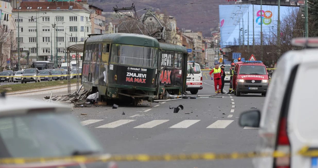 Te&scaron;ka tramvajska nesreća kod Zemaljskog muzeja./Senad Gubelić