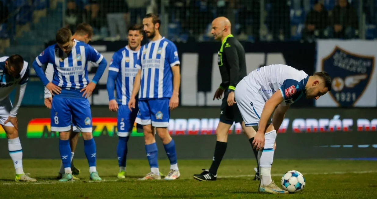Detalj sa utakmice na Grbavici - FK Željezničar - FK Slavija - Kup utakmica 12.02.2026. (FOTO: Damir Deljo - Oslobođenje)/Foto: 