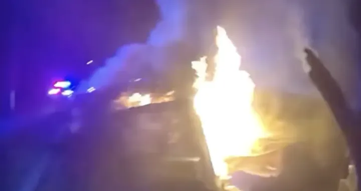 Snimak spa&scaron;avanja iz automobila/