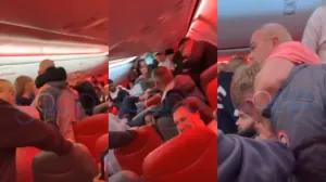 Masovna tuča putnika u avionu/Screenshot