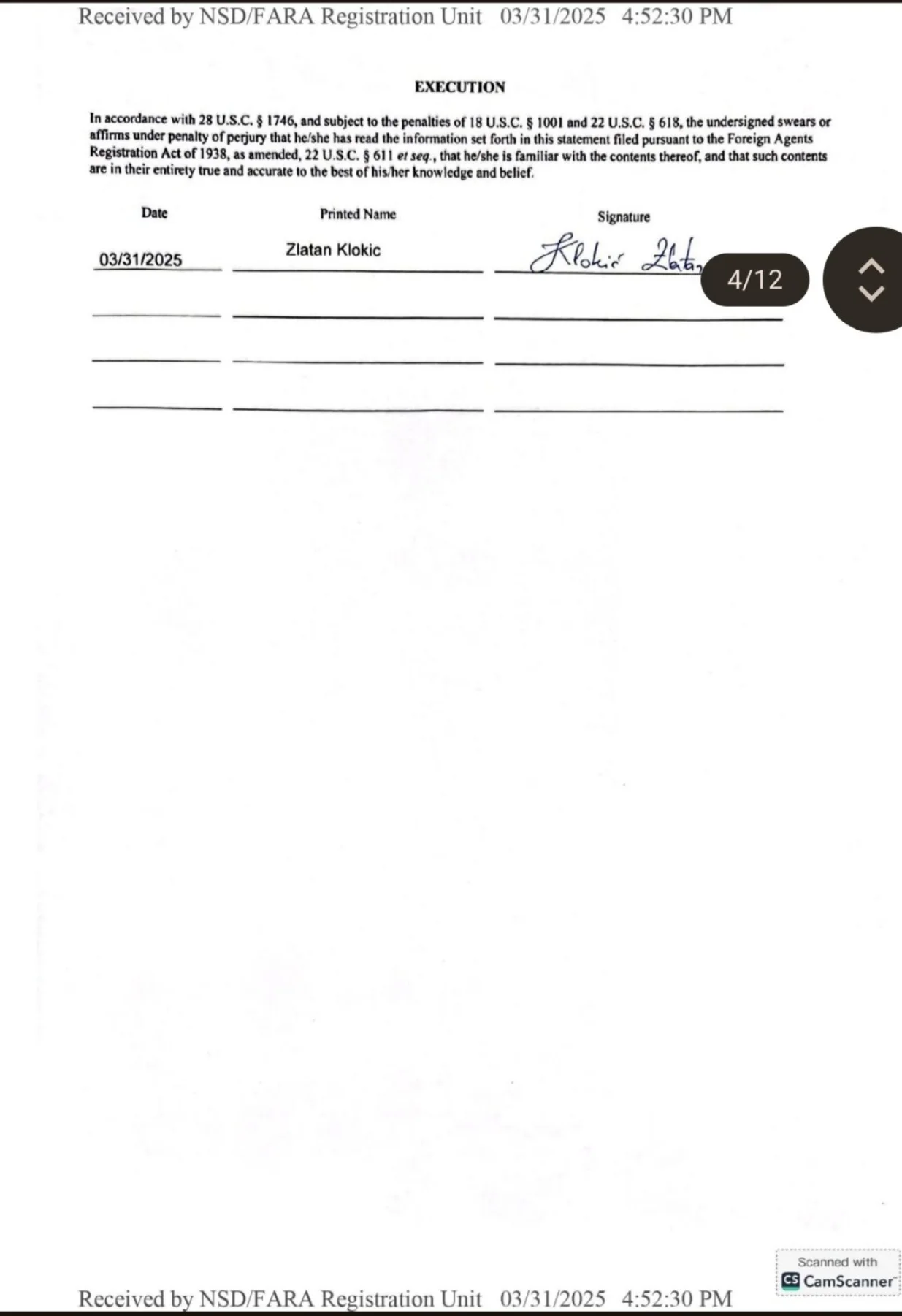 Lobistički ugovor RS-a/