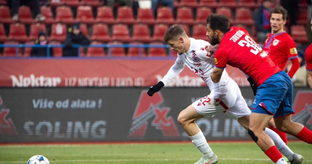 Detalj sa utakmice Borac - Zrinjski (FOTO: H&Scaron;K Zrinjski)/Foto: 