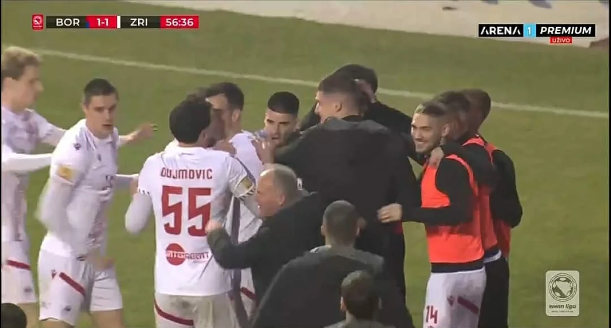 Borac - Zrinjski/Foto: 