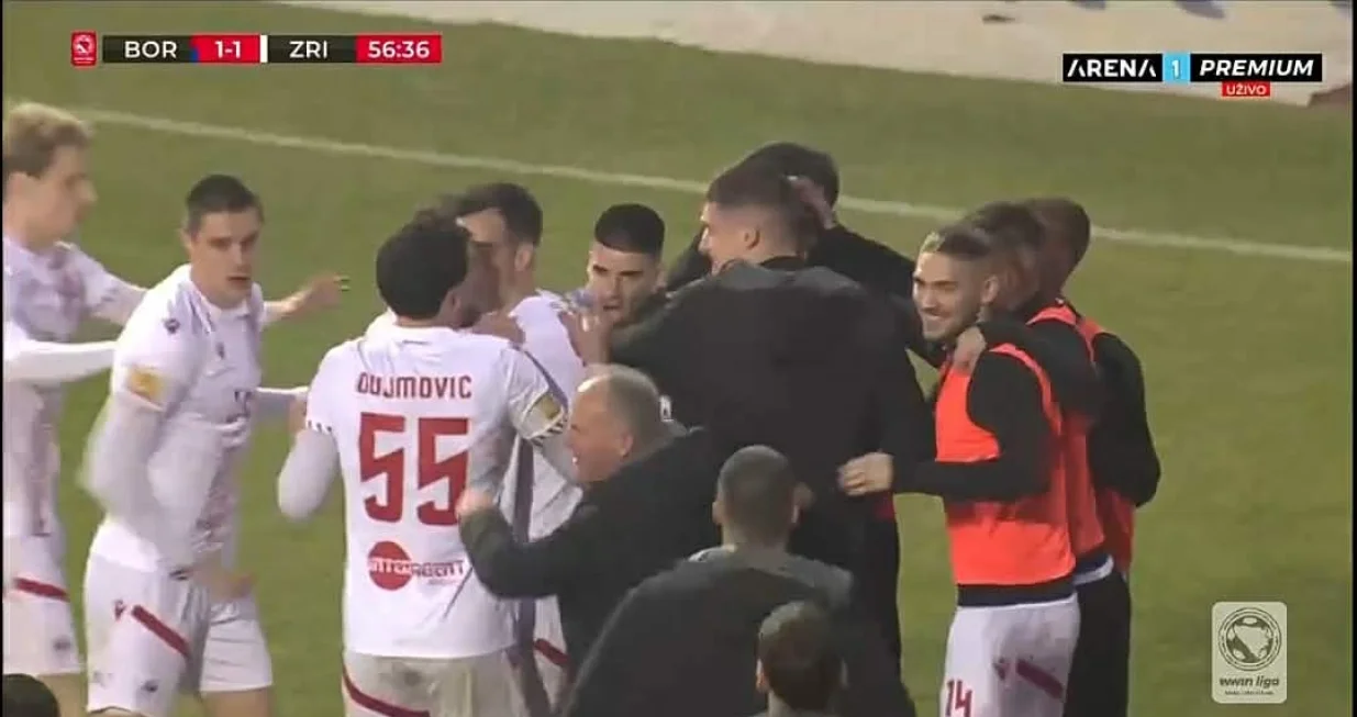 Borac - Zrinjski/Foto: 