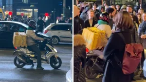 Građani propustili dostavljača hrane/Amir Papić