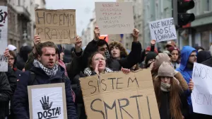 Protesti neformalne grupe građana povodom tramvajske nesreće/Senad Gubelić