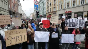 Protesti neformalne grupe građana povodom tramvajske nesreće/Senad Gubelić