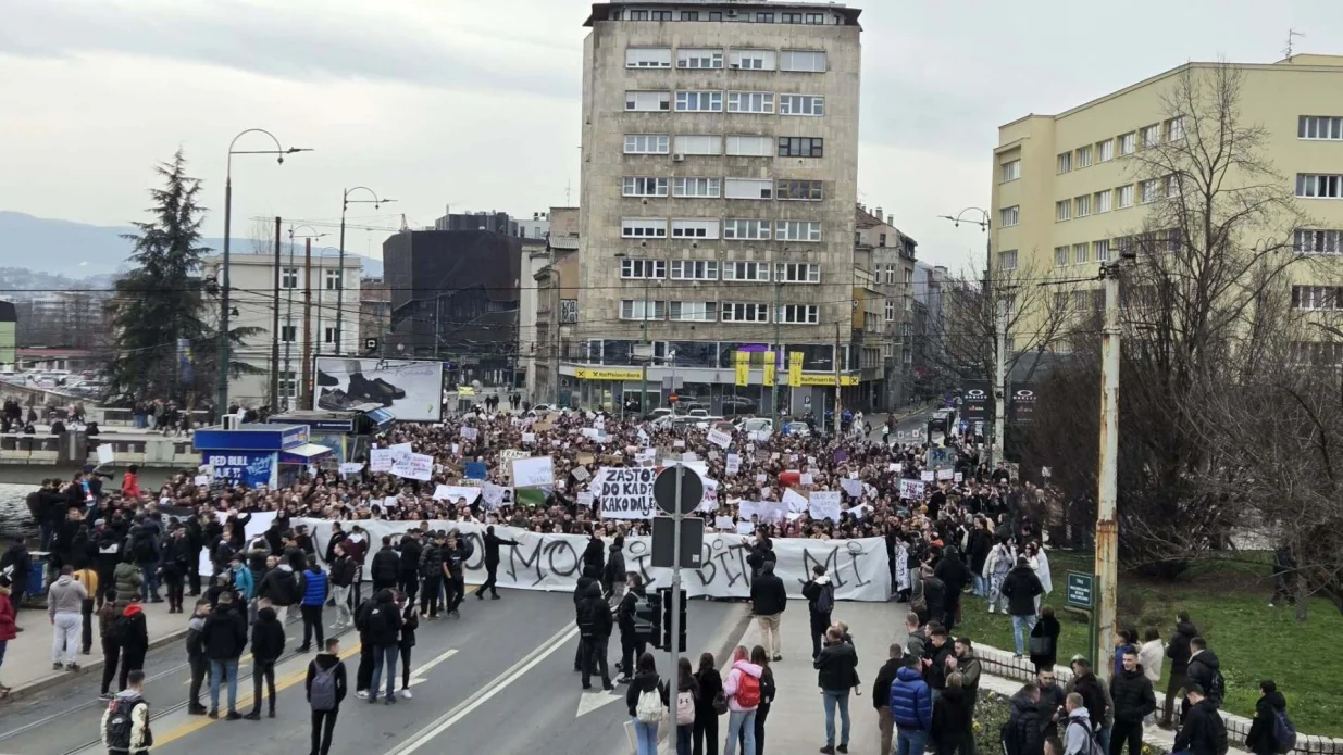 Protest zbog tramvajske nesreće/Nedim Fetahović