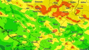BH Meteo, ki&scaron;a, padavine, vrijeme/Prtsc