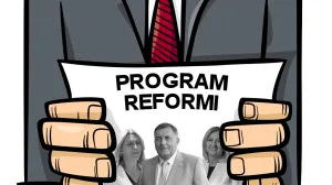 Kolumna Zlatka Dukića: Ministri, saboteri i bleferi/Ilustracija/Benjamin Krnić