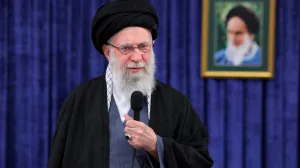 Iran's Supreme Leader Ayatollah Ali Khamenei speaks during a televised message in Tehran, Iran, February 9, 2026. Office of the Iranian Supreme Leader/WANA (West Asia News Agency)/Handout via REUTERS ATTENTION EDITORS - THIS PICTURE WAS PROVIDED BY A THIRD PARTY./Office Of The Iranian Supreme Le