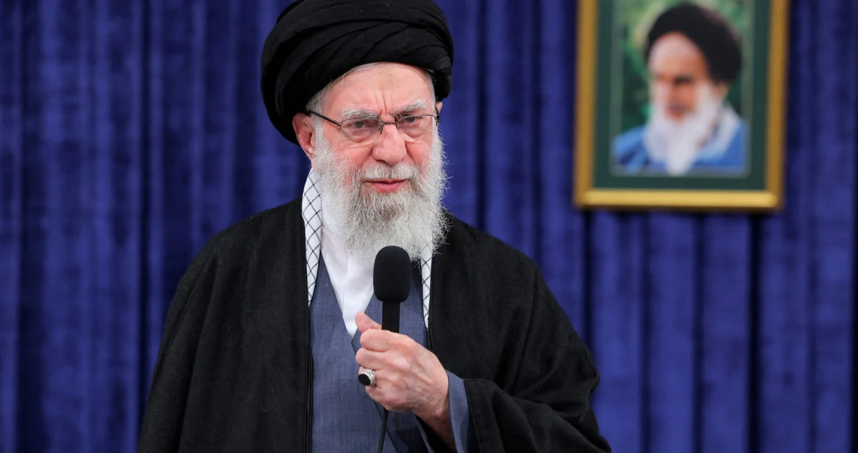 Iran's Supreme Leader Ayatollah Ali Khamenei speaks during a televised message in Tehran, Iran, February 9, 2026. Office of the Iranian Supreme Leader/WANA (West Asia News Agency)/Handout via REUTERS ATTENTION EDITORS - THIS PICTURE WAS PROVIDED BY A THIRD PARTY./Office Of The Iranian Supreme Le