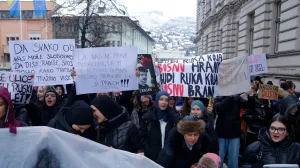 Protest zbog tramvajske nesreće/Damir Deljo