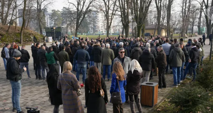 Protest mljekara u Banjoj Luci/