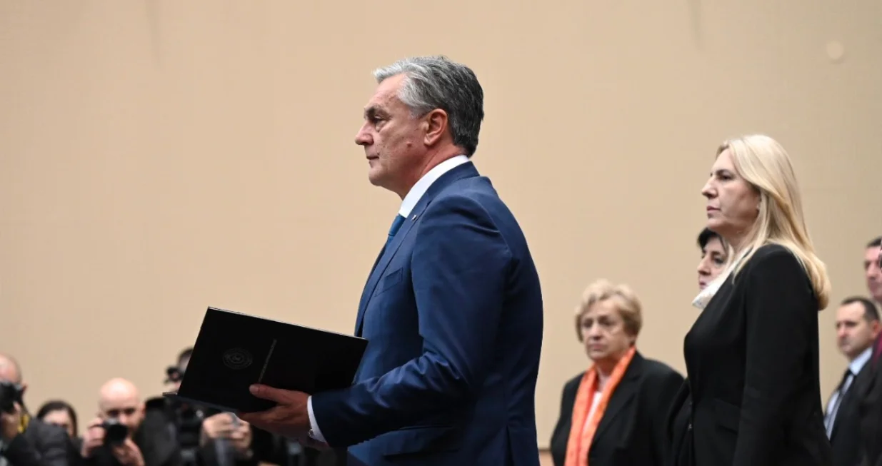 Željka Cvijanović i Sini&scaron;a Karan/X