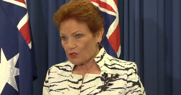 Pauline Hanson/Screenshot